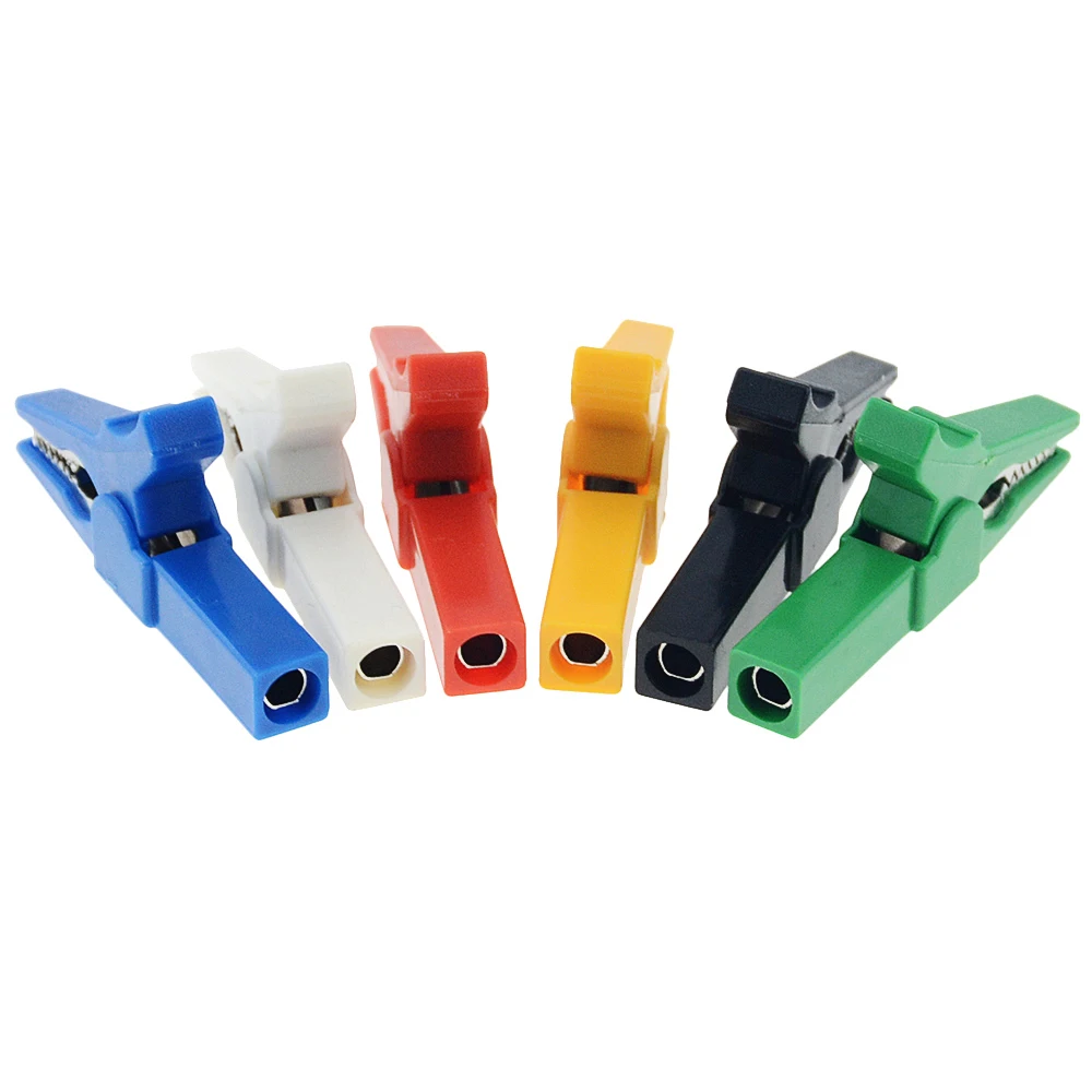 1PCS Battery Test Clip 55MM HV Alligator Clip For Banana Plug 4mm Multimeter Pen Cable Probes Crocodile
