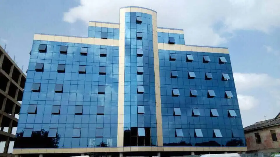 Aluminium Alloy Energy Saving Soundproof Reflective Low-e Insulated Glass Curtain Wall