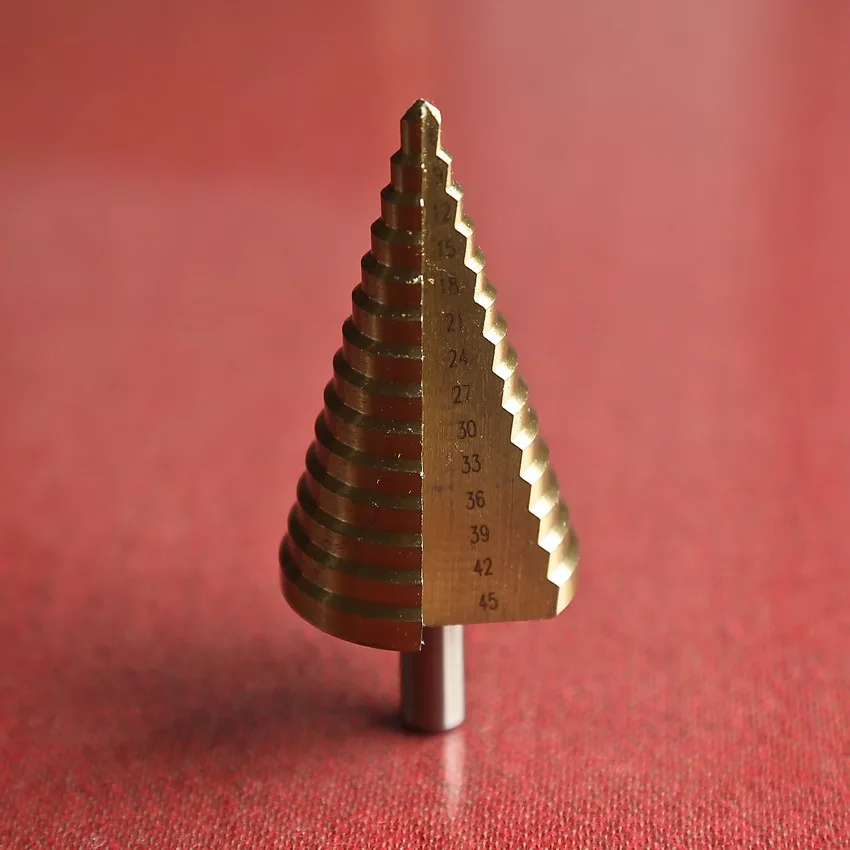 1 шт. ступенчатое сверло HSS4241made 4 39/4 40/4 42/4 45/4 52/6 60 мм|cone step drill|core drillhole cutter |