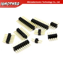 1.27mm 1.27 Pin Header Single Row Male Breakaway PCB Board Connector Pinheader 1*2/4/5/6/8/10/12/15-40p 50p For Arduino