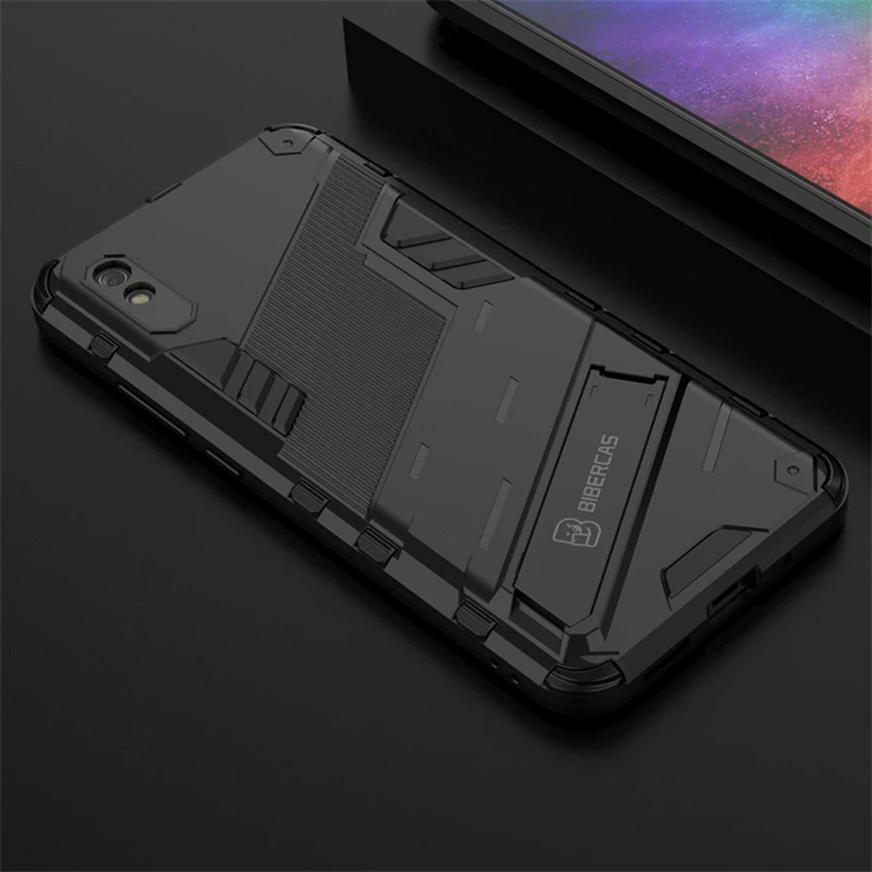 Funda con soporte magnético para Xiaomi Redmi 9AT, armadura