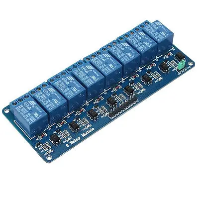 8 Canali Dc 5 V Modulo Relè Raspberry Pi Dsp Avr Pic Arm Relè Pannello Di Controllo Plc Relè In Stock.8 Strada
