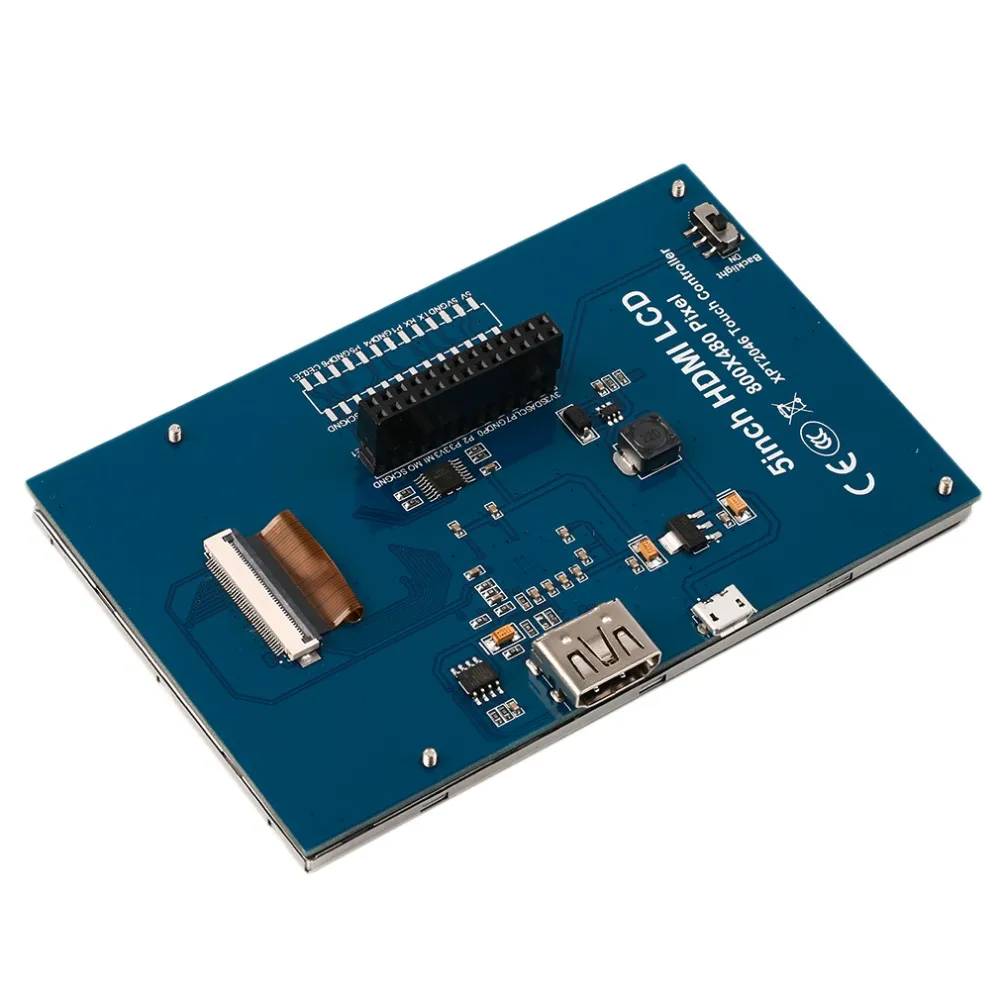 High Quality Hot Selling 5-inch Resistive Touch Screen LCD Display HDMI for Raspberry Pi XPT2046 Hot