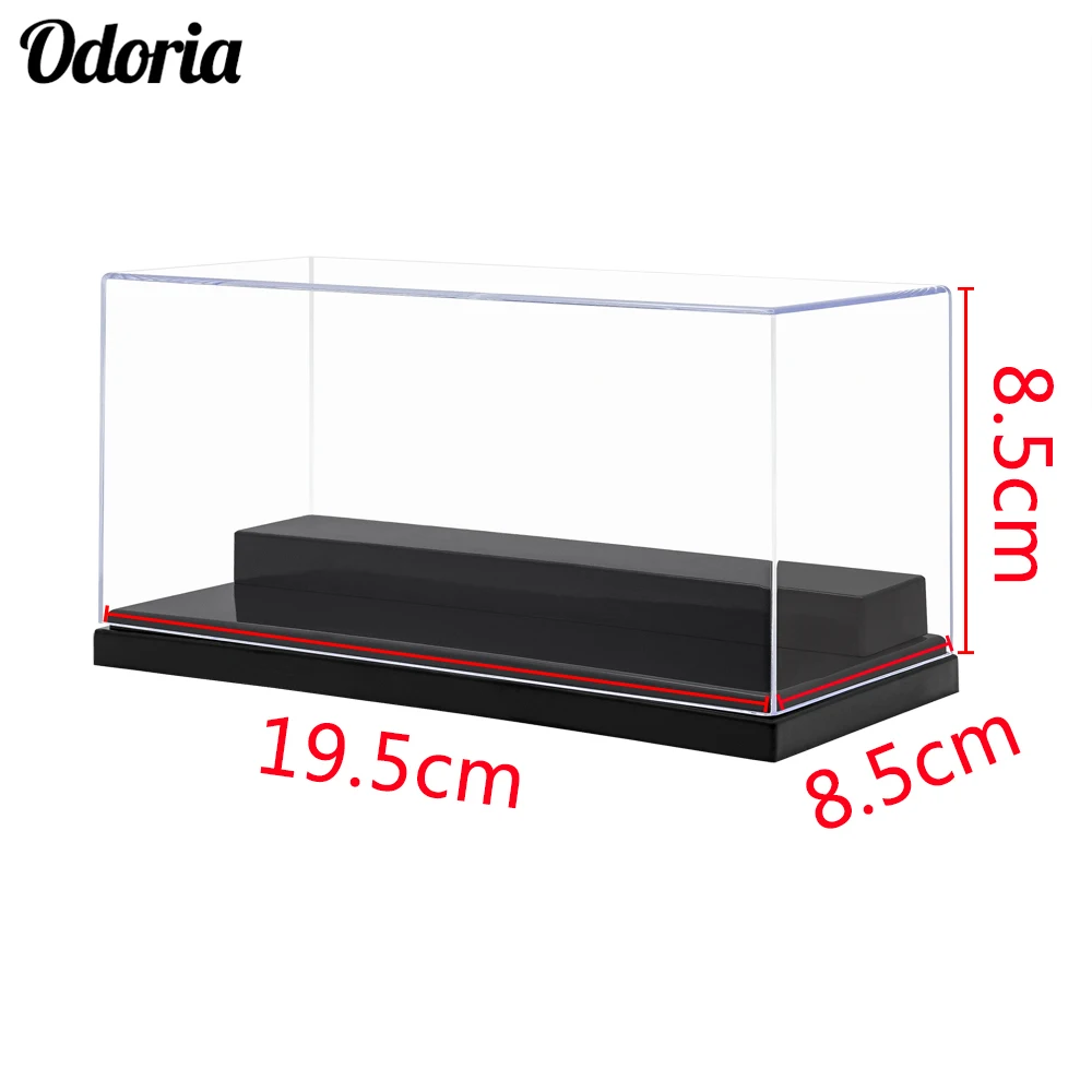 Odoria 19 5x8 5 см 2 лампочки Дисплей Чехол прозрачный ящик перспекс шкаф экшн-фигурка