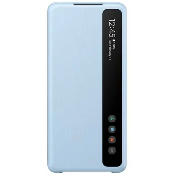

Case (flip-case) Samsung smart Clear View cover, for Samsung Galaxy S20 +, blue, (& Omega;)