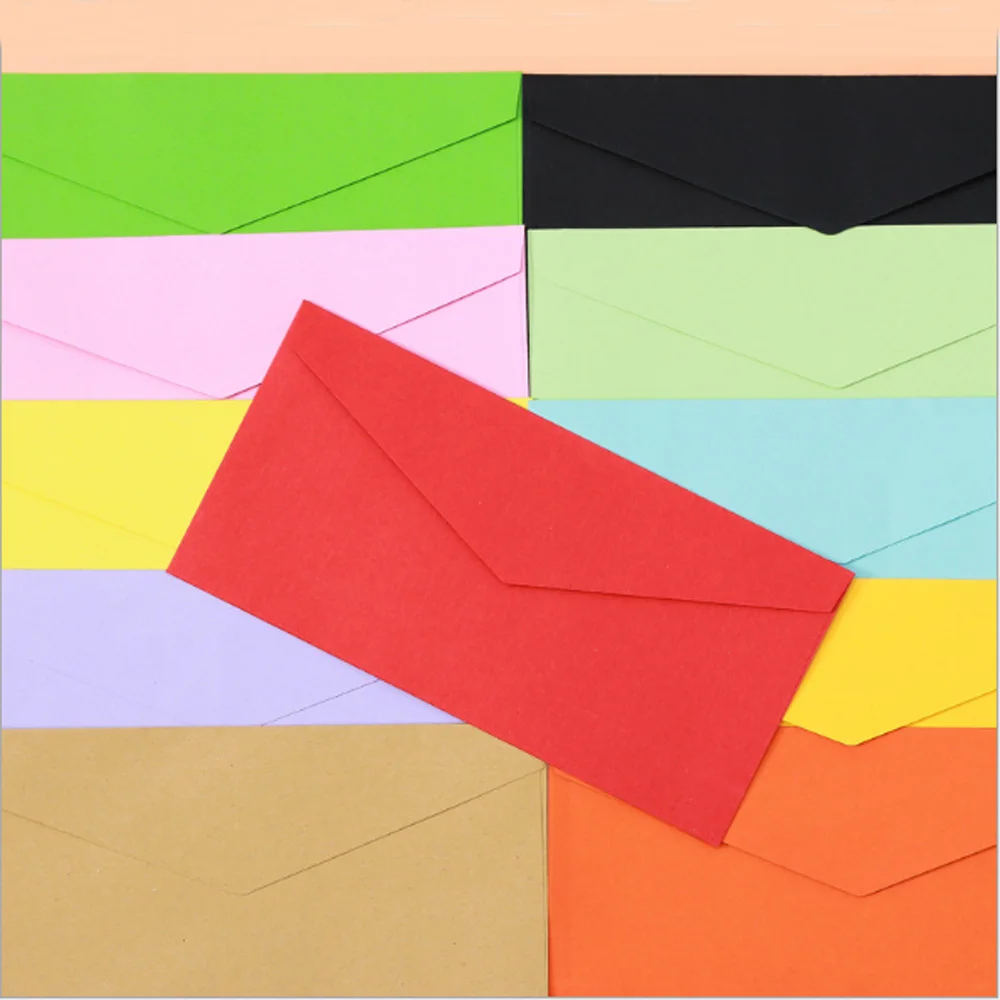 

500pcs/lot Candy color mini envelopes Kraft Envelope Wedding Envelope Gift Envelope Invitation Envelope