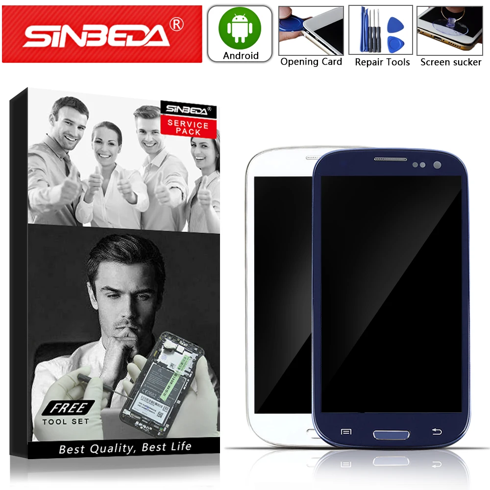 AMOLED-экран 4 0 дюйма для SAMSUNG Galaxy S3 Mini i8190 i8190N i8195 сенсорный ЖК-экран с дигитайзером и