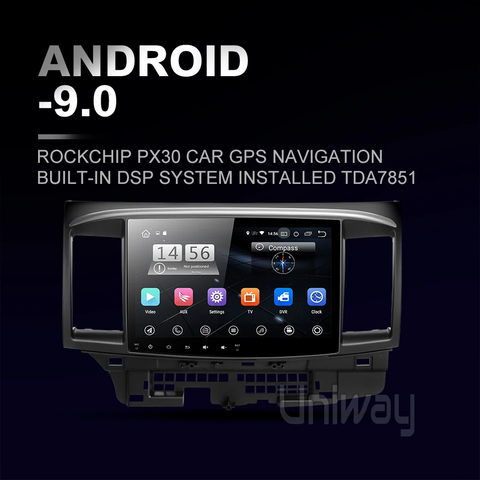 Top Uniway PX30 DSP Android 9.0 car dvd for Mitsubishi Lancer 10.1 inch 2008 2009 2010 2011 2012 2013 2014 2015 car stereo navigator 0 Top Uniway PX30 DSP Android 9.0 car dvd for Mitsubishi Lancer 10.1 inch 2008 2009 2010 2011 2012 2013 2014 2015 car stereo navigator 0