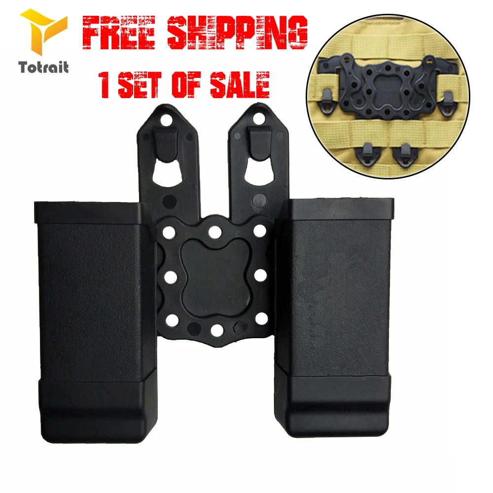 

Totrait CQC Adapter Speed Clip Platform Airsoft Glock 17 M92 Holster Rail Case Mount Hunting Gun Holster Adapter Gun Accessories