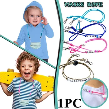

1PC Letter Face masks Chain Lanyard Handy&Convenient Safety masks Rest&Ear Holder Rope Portable Mouth masks Hang On Neck Rope