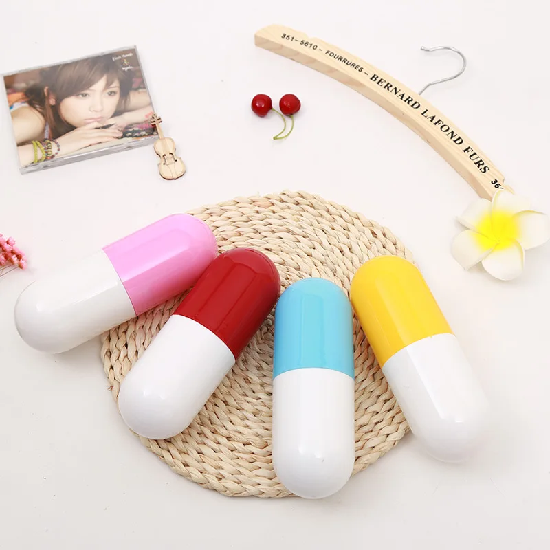 

OLN Mini Capsule Umbrella Cute Female Five Folding Umbrella Rain Women Windproof Umbrellas with Pill Package Box Pocket Parasol