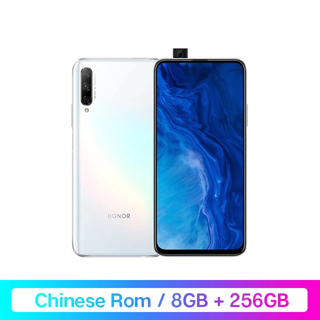 Honor 9X Pro, 8 ГБ, 128 ГБ, 256 ГБ, Kirin 810 Liquid Cool, смартфон, 48MP, тройная камера, 6,59 дюйма, авто всплывающая камера, мобильный телефон - Цвет: 8GB 256GB White