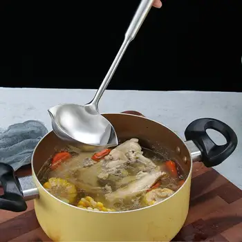 

Kitchen accessories gadget filter stainless steel filter spoon fat filter spoon spoon separate kitchen oil filter tool