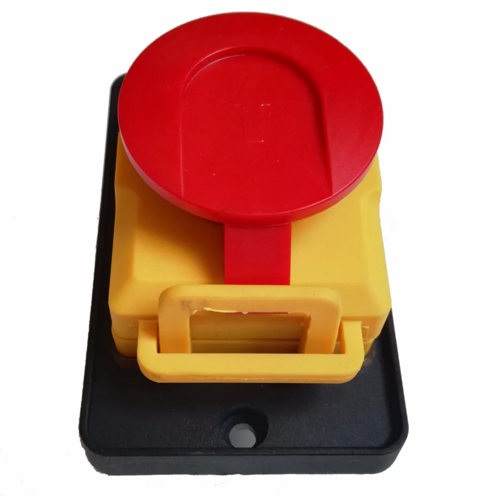 botões de parada de emergência, ac, 250v, 12(10) a