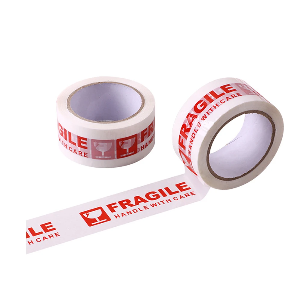48mm X 66m Adhesive Polypropylene Printed Text Warning Message Packing | Desertcart - View #2