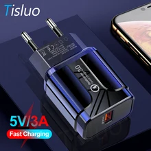 Фото - Quick Charge 3.0 3A USB Charger EU US Wall Fast Charging Adapter for iPhone 7 8 Huawei Samsung Xiaomi QC3.0 Mobile Phone Charger quick charge qc 3 0 usb charger us eu uk plug mobile phone charger wall fast charging adapter for iphone samsung xiaomi huawei