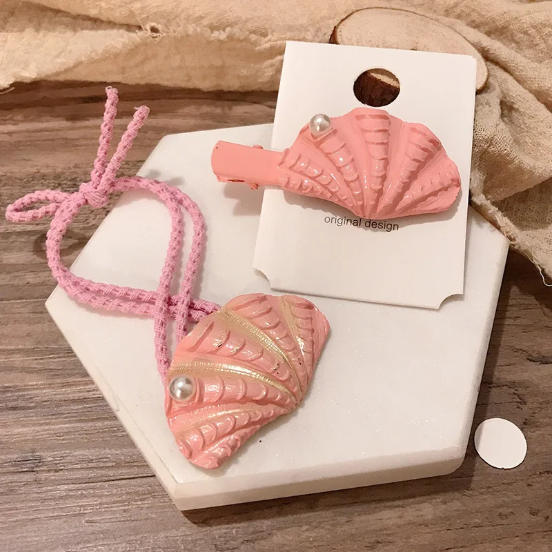 Pink Модная детская резинка, заколки для волос BB, заколки для волос для девочек, детские боковые заколки для волос аксессуары - Цвет: Pink