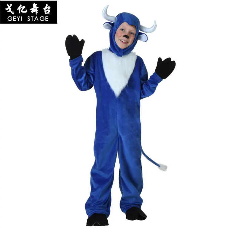 Adult Cow Cosplay Costumes New Arrival Funny Cow Jumpsuit for Carnival Party Using Blue buffalo Pajamas Kids Fancy Dress Adult Cow Cosplay Costumes New Arrival Funny Cow Jumpsuit for Carnival Party Using Blue buffalo Pajamas Kids Fancy Dress
