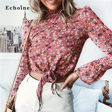 *#Best Price Muilticolor Floral Printed Women Blouse Chiffon Top Bow Long Bell Sleeve Sweet Girls Streetwear Chic Lady Outwear Daily Clothes *#Best Price Muilticolor Floral Printed Women Blouse Chiffon Top Bow Long Bell Sleeve Sweet Girls Streetwear Chic Lady Outwear Daily Clothes