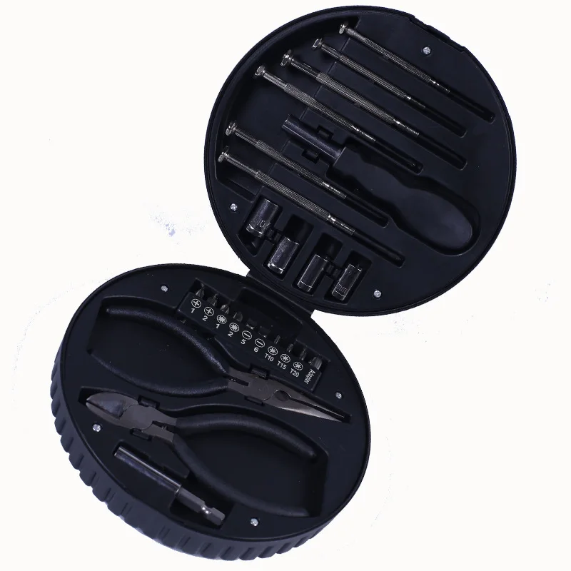 

On Behalf Of Household Hardware Kits Creative Tire 25 Pieces Multi-functional Hardware Toolbox