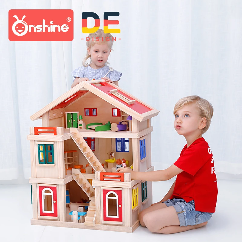 wooden doll house online