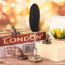 Винтажный металлический держатель для ручек в Европейском стиле, Круглый держатель для ручек, авторучка, органайзер, канцелярские принадлежности, студенческий подарок, школьные офисные принадлежности