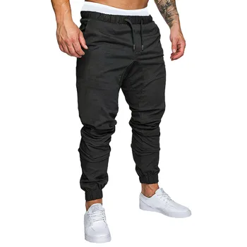 

Pants Men Casual Outdoors Solid Multi-pocket Work Trouser Cargo Long Pants streetwear pantalones hombre joggers sweatpants