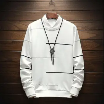 

2019 New Men Pullover Spring Autumn Fashion Mens Hoodies And Sweatshirts Long Sleeve Solid Sweatshirt Men Plus Size