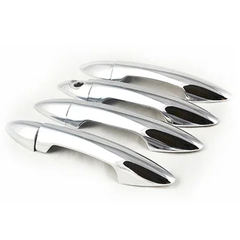 

For Kia K2 Rio 3 Sedan 2011-2015 New Car Chrome Door Handle Cover Sticker Accessories