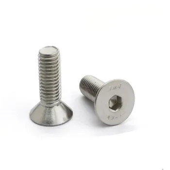 

5-50PCS DIN7991 m2 m2.5 m3 m4 m5 m6 m8 sus304 inox allen Hex flat countersunk head screw