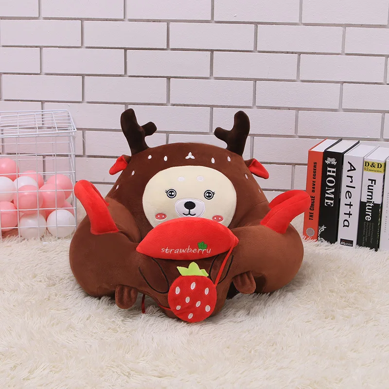 

Hot New Baby Learning Seat Baby Infant Cartoon Learning To Sit On A Small Sofa Safety Anti-fall Chair Baby Comfortable Sofa Seat
