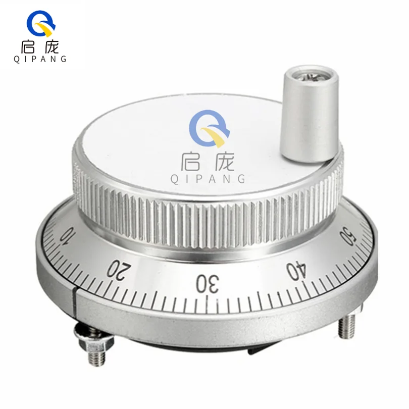 

Aubalasti CNC Pulser Handwheel 5V 60mm 80 100PPR Manual Pulse Generator Hand Wheel Machine Rotary Encoder Electronic 4pins 6pins