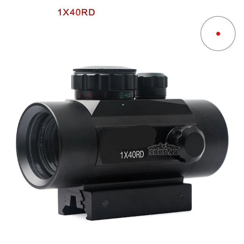 Прицел лазерный 1X40RD высокоточный с красной точкой для охоты | Спорт и развлечения