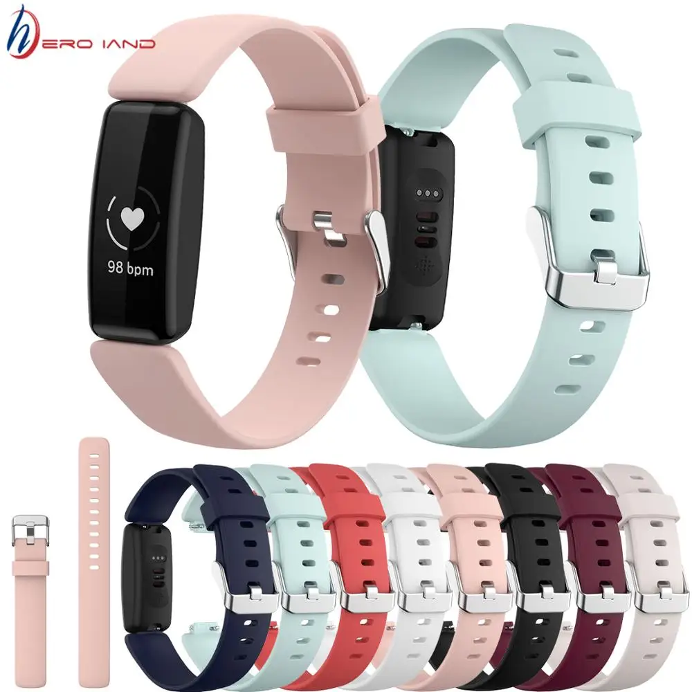 

Adjustable Replacement Wristband Silicone Accessories Smart Bracelet For Fitbit Fashion Watch Strap For Fitbit Inspire 2 Correa