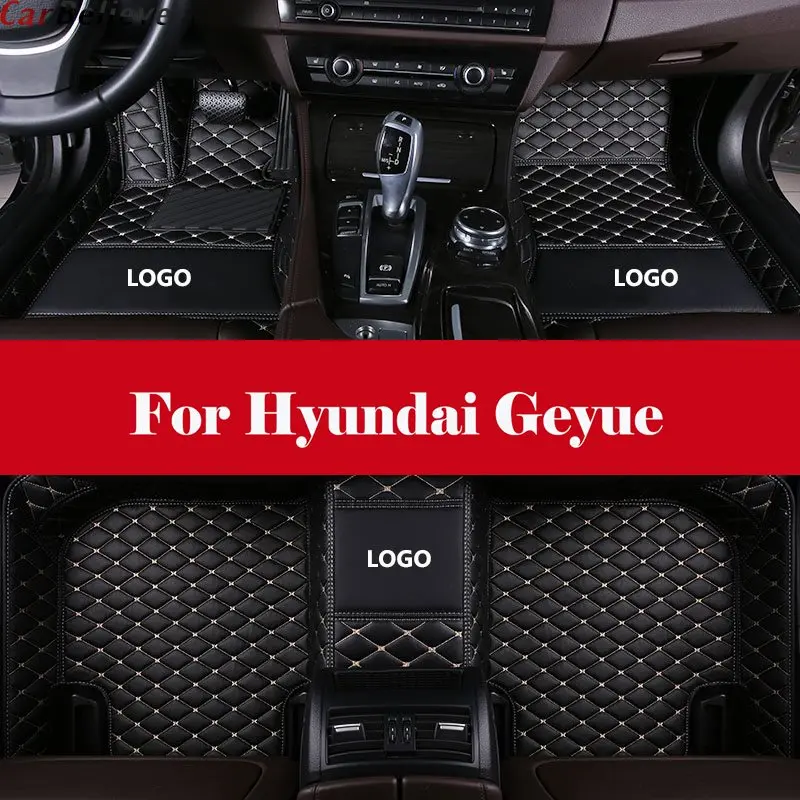 

Custom car floor mats 3D car-styling heavy duty all weather protection car accessorie carpet For Hyundai Geyue