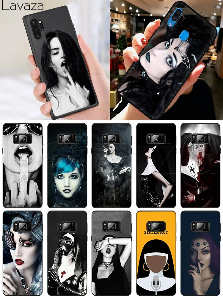 Мягкий силиконовый чехол Lavaza Sister Style Nun Sexy Girl для Samsung S6 S7 Edge S8 S9 S10 Note 8 9 10 Plus |
