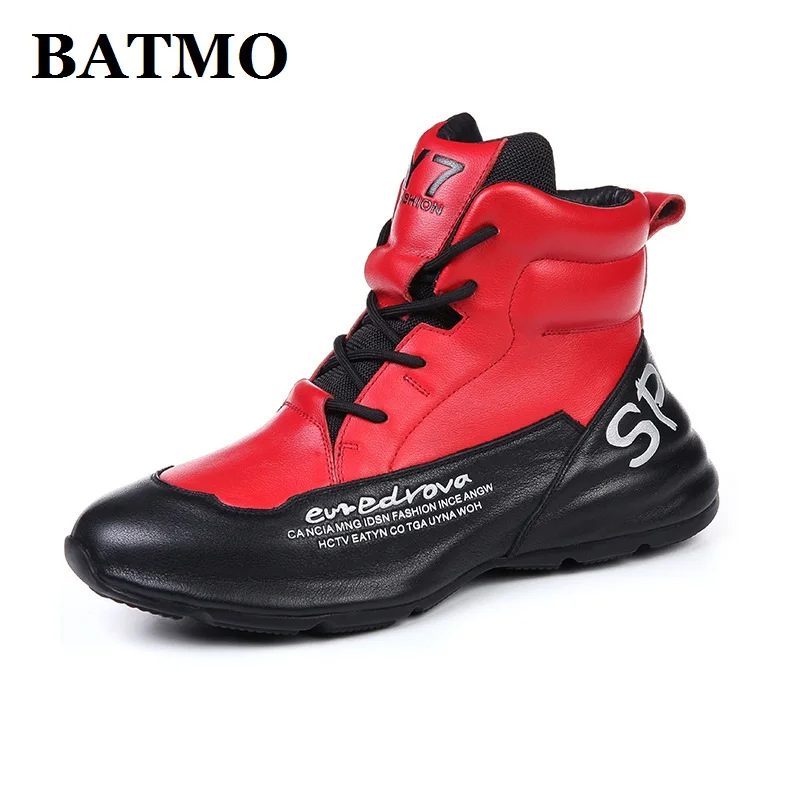 

BATMO 2021 Новое поступление осень и зима настоящая кожа повседневная обувь для мужчин, AL003