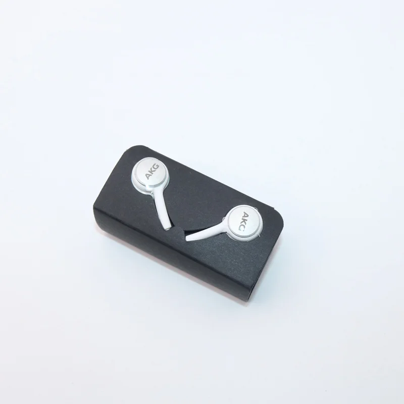 Наушники AKG черные eo IG955 3,5 мм/type-c в уши с микрофоном Проводная гарнитура для Galaxy samsung note10/note10+ S8 S9 s10 смартфон - Цвет: White