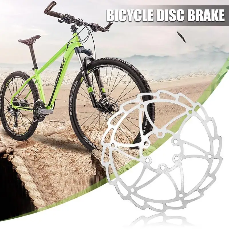 Износостойкий Велосипедный тормозной диск прочный 160 мм оборудование для верховой езды MTB велосипед дисковые тормоза Platter Pad с 6 винтами детский велосипед