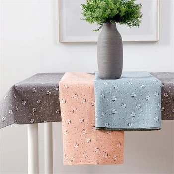 

High Quality Fresh Printing Tablecloth Decor Cotton Table Coths Linen Table Cover Home Decor Floral Tablecloths