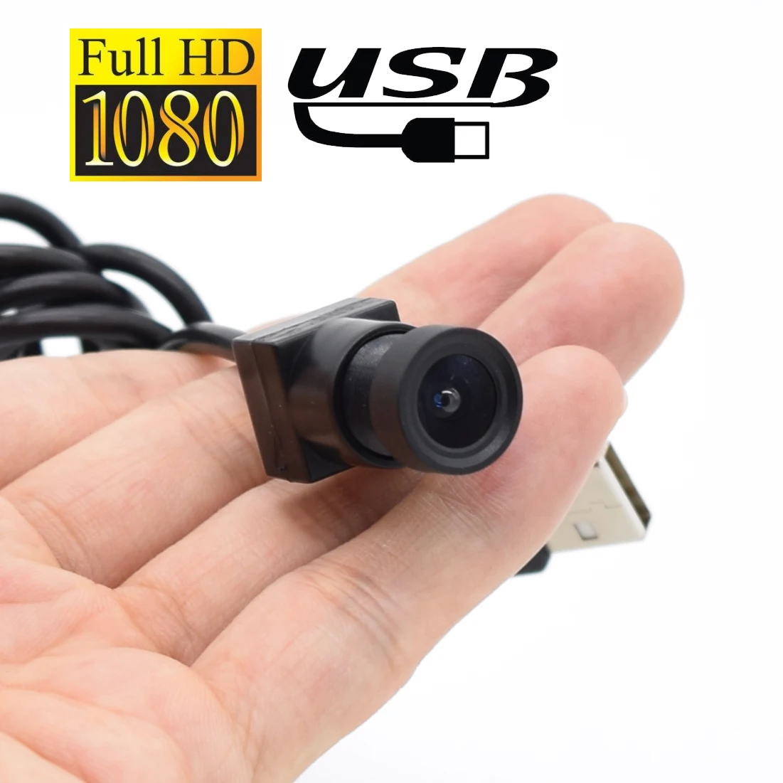 

3MP 16mm Lens 1080P Full HD USB Camera Module MJPEG 30fps High Speed Mini CCTV Linux UVC Android Webcam Mini Surveillance Camera