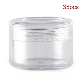 

20/35pcs Dispenser Lotion Makeup Tool Transparent Face Cream Container Empty Lightweight Cosmetic Refillable Bottle Travel