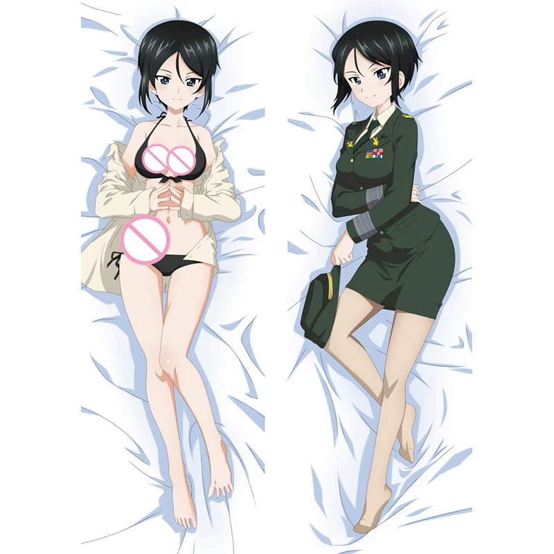 

MMF girls und panzer anime Characters kadotani anzu darjeeling pillow cover pepperoni body pillowcase nishizumi maho Dakimakura