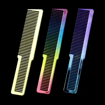 

3 Styles Salon Electroplating Haircut Comb Barbershop Hair Cutting Comb Oil Hair Comb Hairdresser Styling Comb G1107