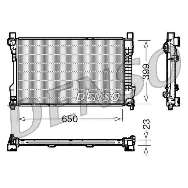 Радиатор системы охлаждения мКПП\ MB W203/C203/S203 2.0i 16V 00