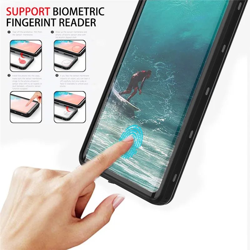 Water-resistant Case for Samsung Galaxy A51 Cases Shockproof IP68 Waterproof Phone Case for Samsung A51 A 51 Diving Cover