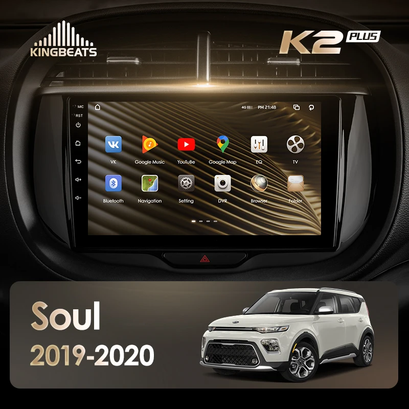 KingBeats штатное головное устройство For Kia Soul SK3 2019 2020 GPS Android 10 автомагнитола на