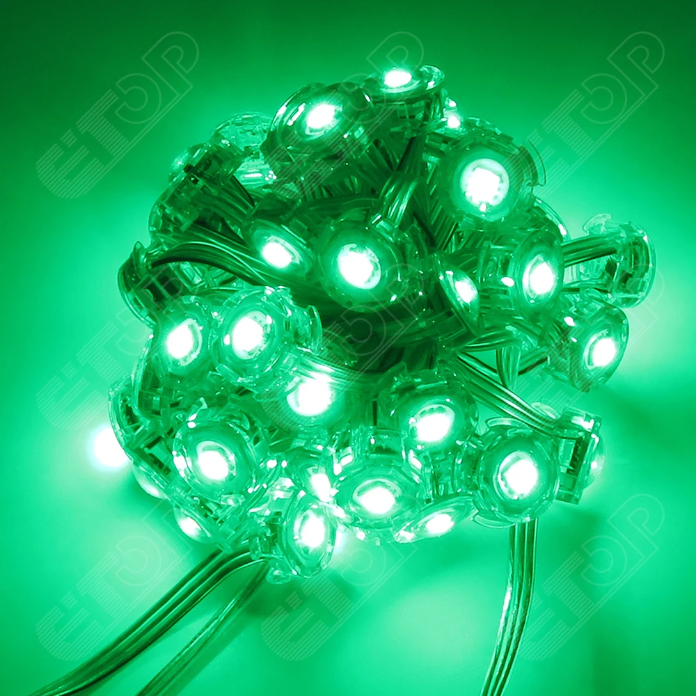 DC12V WS2811 20mm Diameter Led Digital Pixel Screen Grid Modules SMD 5050 RGB Waterproof Addressable Led Point Light String