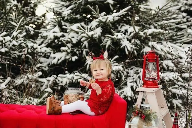 Рождественские Красные кружевные комбинезоны 2019 комбинезон для новорожденных