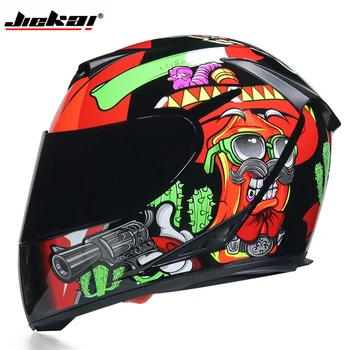 

Motorcycle Helmet Double Lens Racing Motocross Kask Motorcycle Casco Motociclista DOT Approved